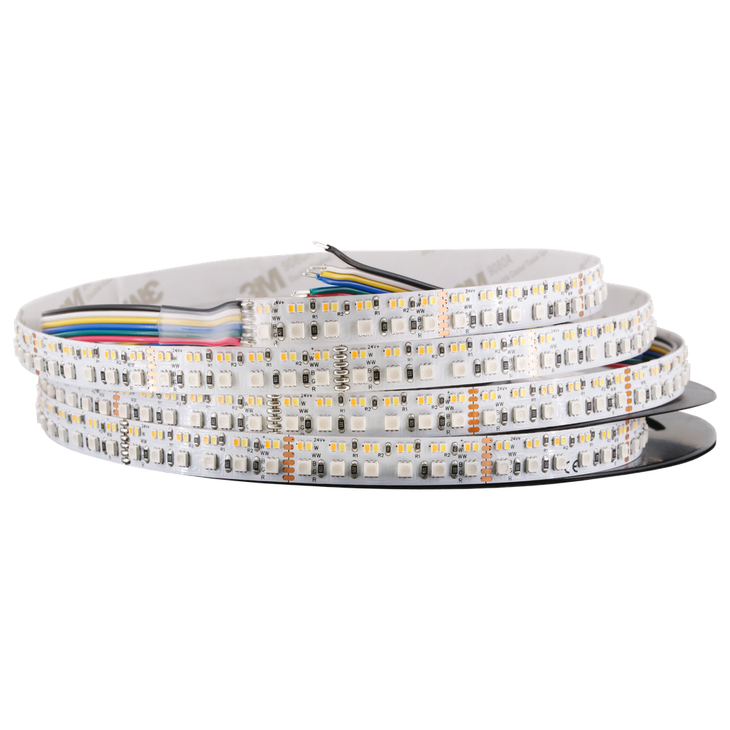 LED-Lichtband Color & Ambience Pro, Ra90+, 24V, 8W/m, 12mm | RGB & CCT zweireihig