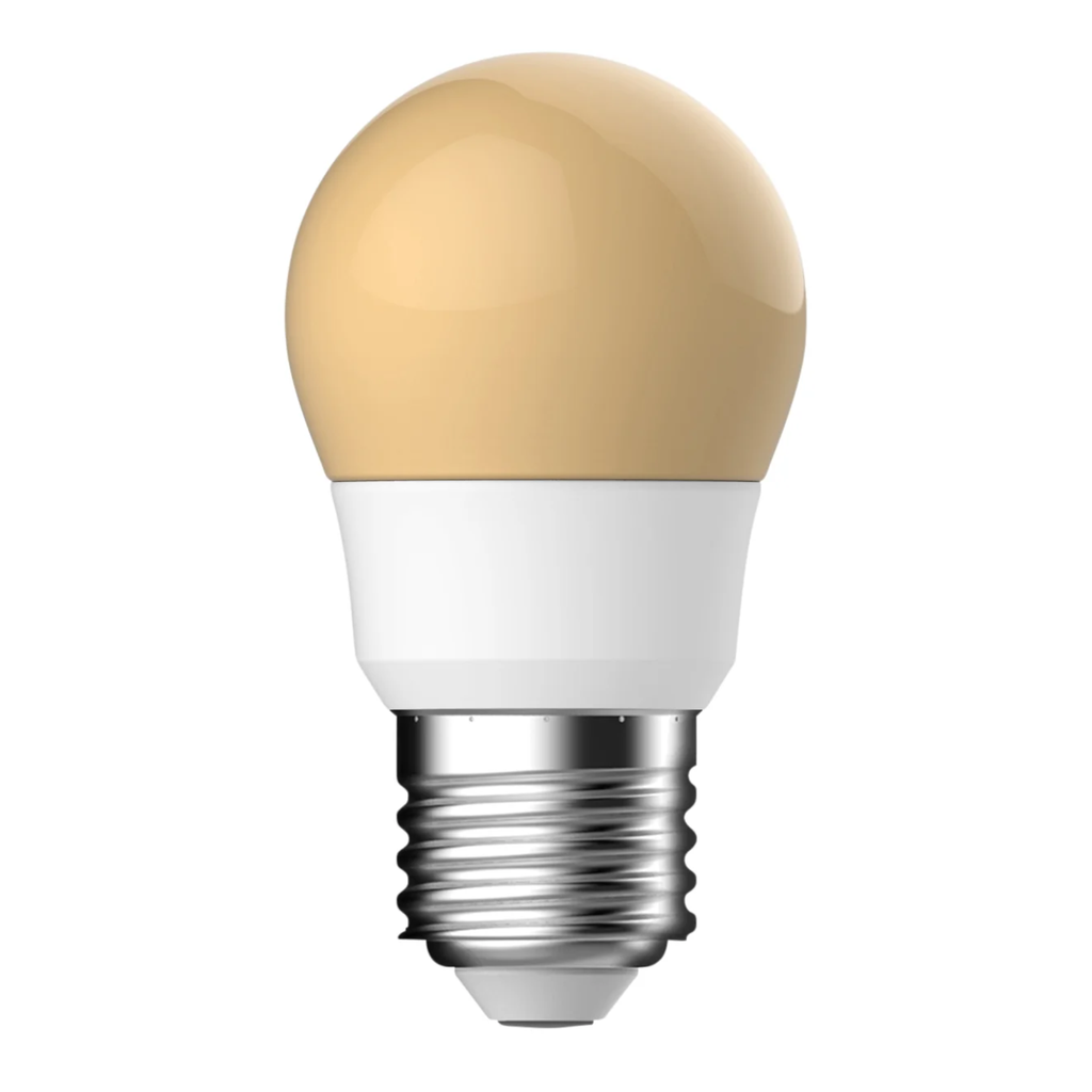 LED Lampe yellow G45 240° 2400K 2,9 W | E27 nicht dimmbar