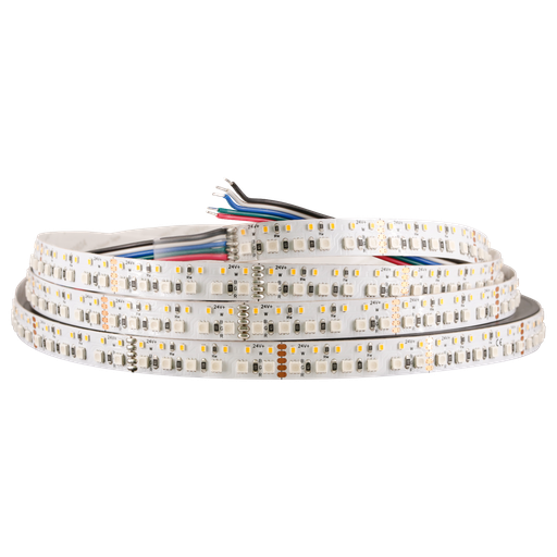 LED-Lichtband Color & White Pro, 24V, 7.2W/m, 12mm | Schnitt alle 5cm - RGBW zweireihig